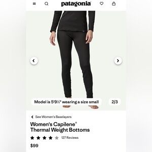 Patagonia Women's Capilene® Thermal Weight Bottoms